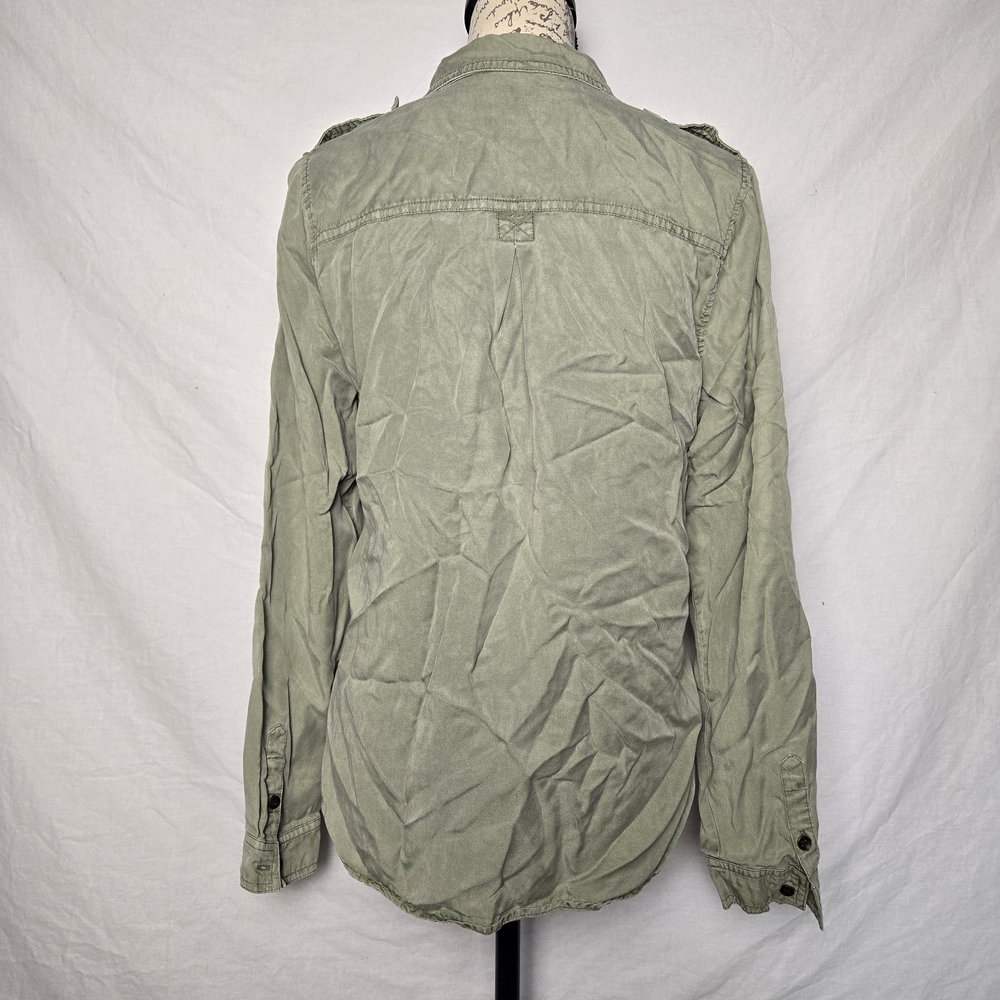Universal Thread Olive Green Lyocell Utility Butt… - image 3